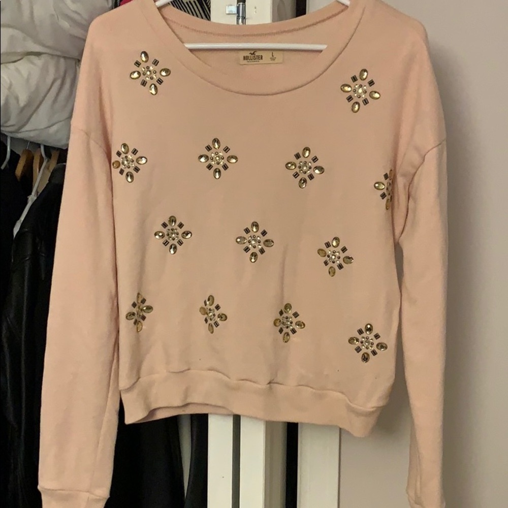 Cropped hollister sweatshirt